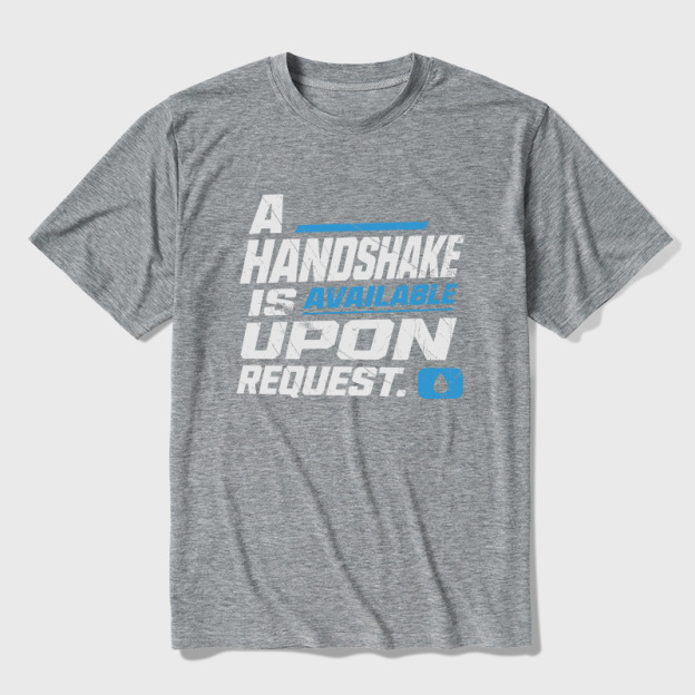 Handshake on Demand Ultra Soft Heather Tee