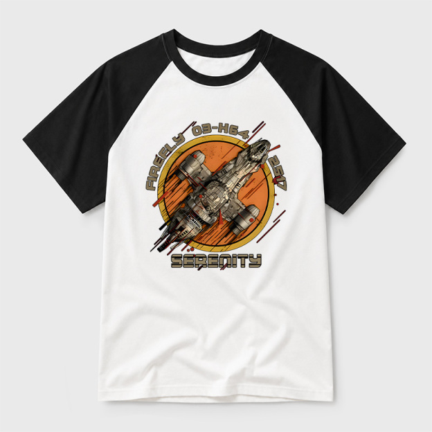 Firefly Junker Geek Retro Raglan T-Shirt
