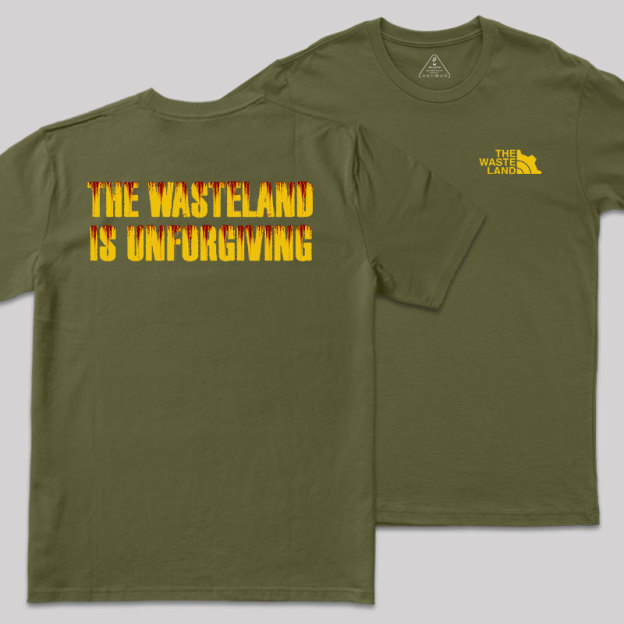 The Wasteland's Wrath Front and Back Printing Geek T-Shirt
