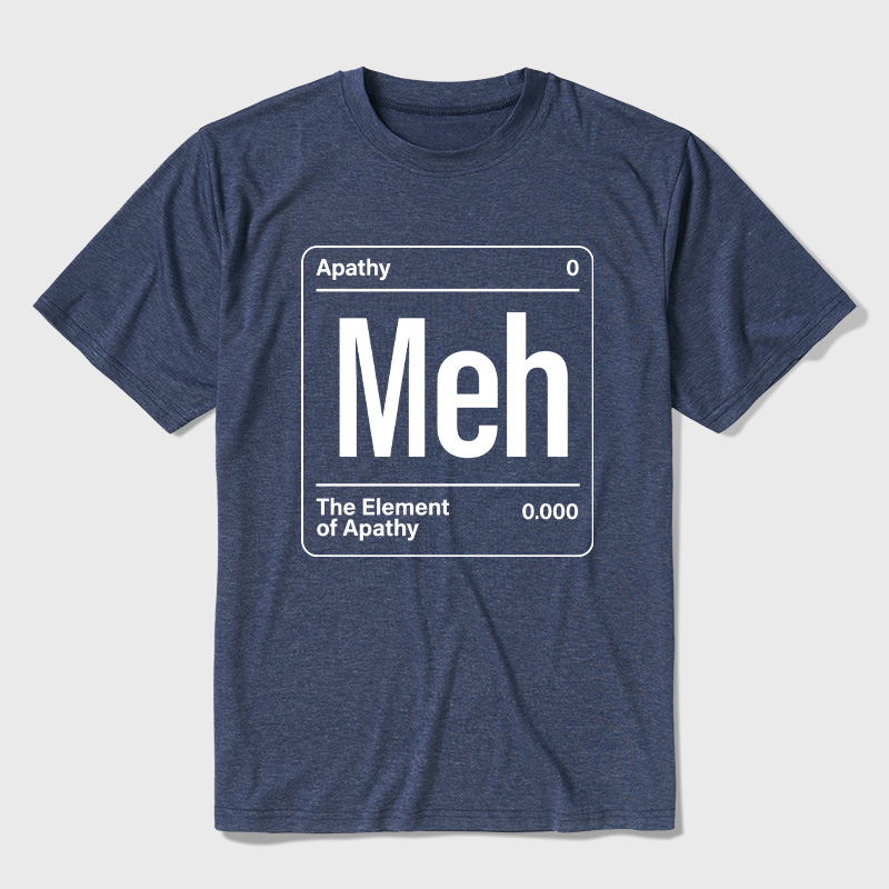 The Element of Apathy Ultra Soft Heather Tees