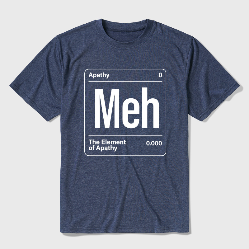 The Element of Apathy Ultra Soft Heather Tees