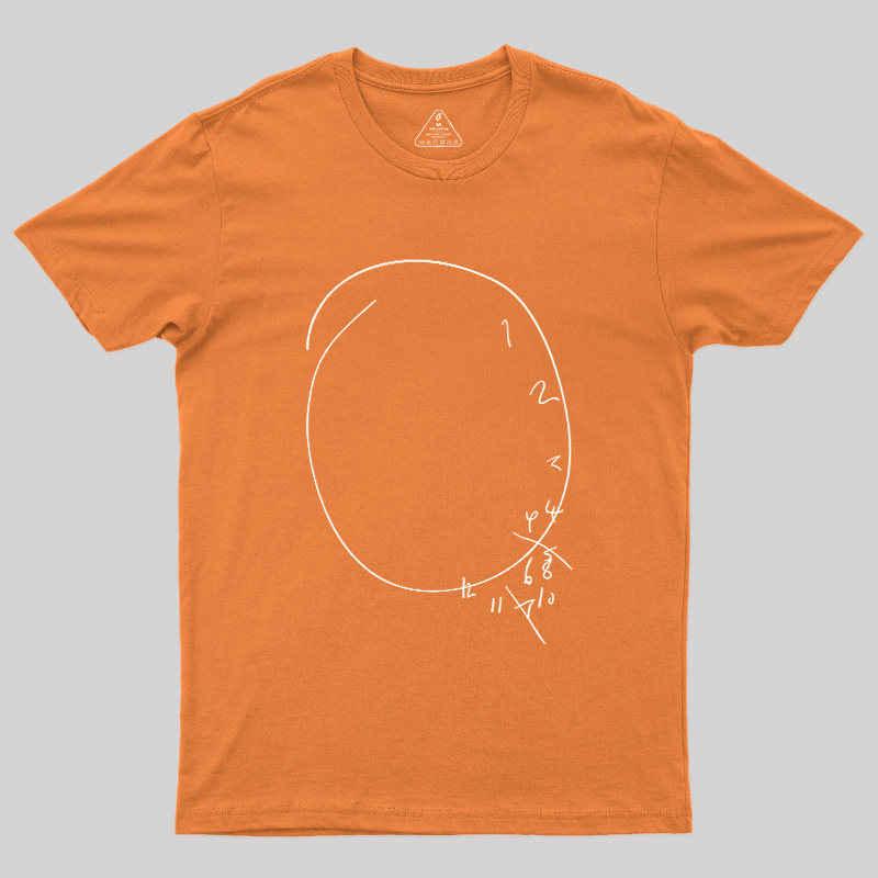 My Brain Can't Draw A Clock Geek T-Shirt