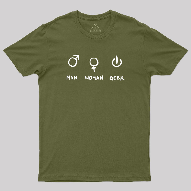 Man Woman Geek T-Shirt