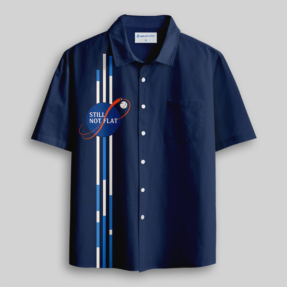  Still Not Flat Button Up Pocket Shirt