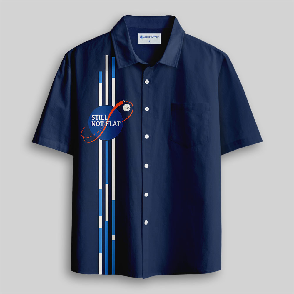  Still Not Flat Button Up Pocket Shirt