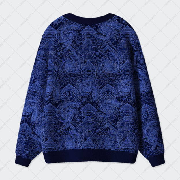 Fractal Mind Geek Ugly Cardigan Sweaters 