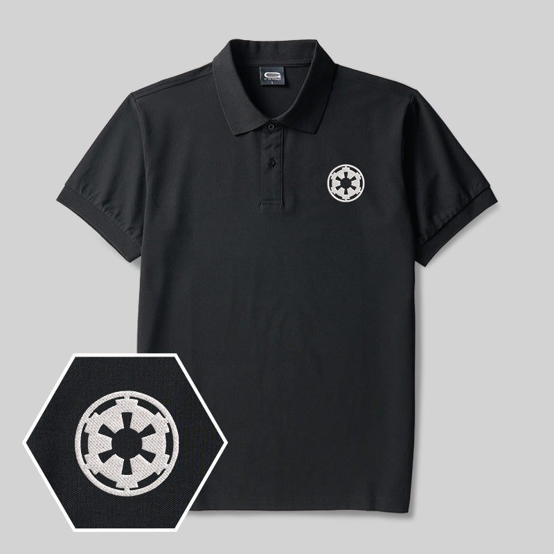 Wheel Smart Controller Geek Embroidered Polo Shirts