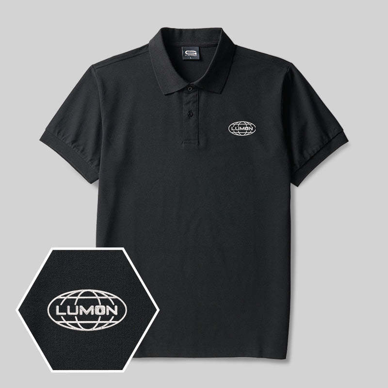 Lumon Geek Embroidered Polo Shirts