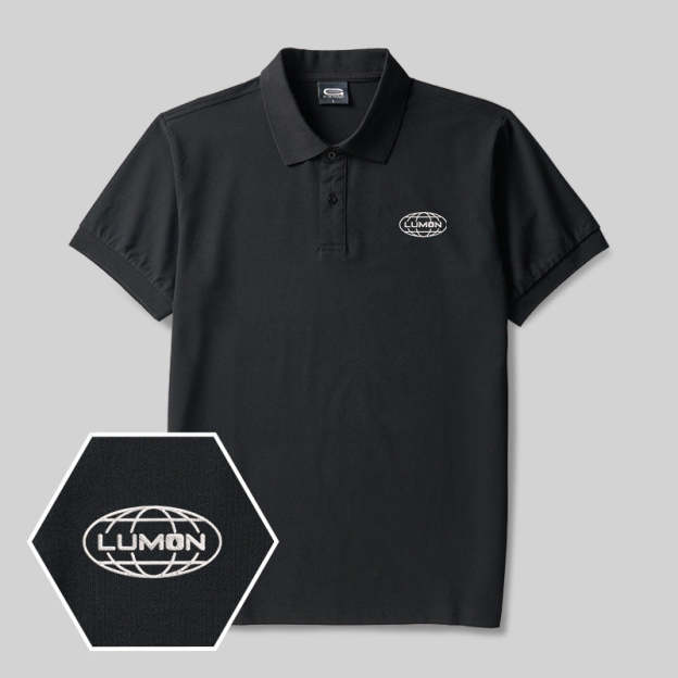 Lumon Geek Embroidered Polo Shirts