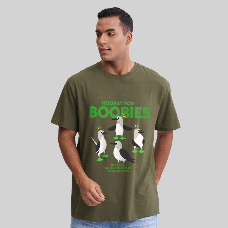 Hooray For Boobies Geek T-Shirt