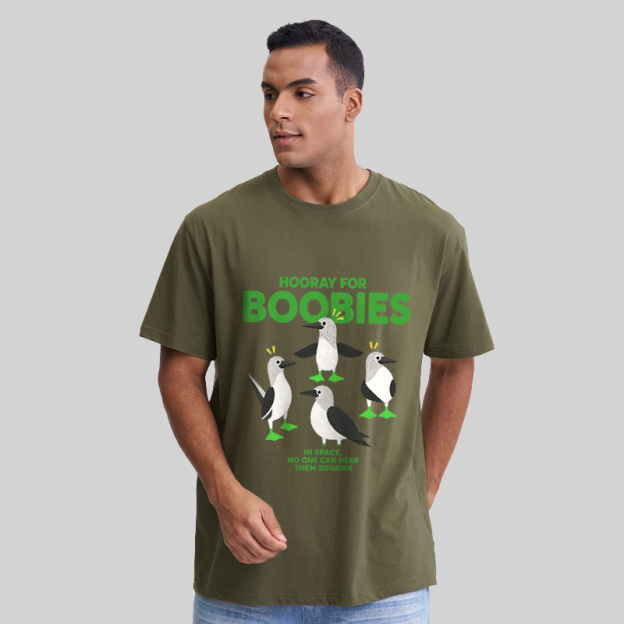 Hooray For Boobies Geek T-Shirt