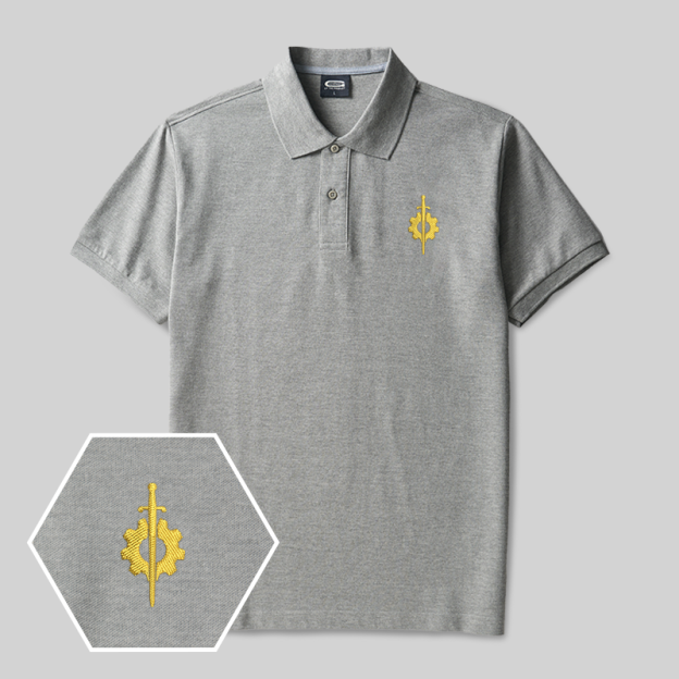 Brotherhood Outcasts Geek Embroidered Polo Shirts