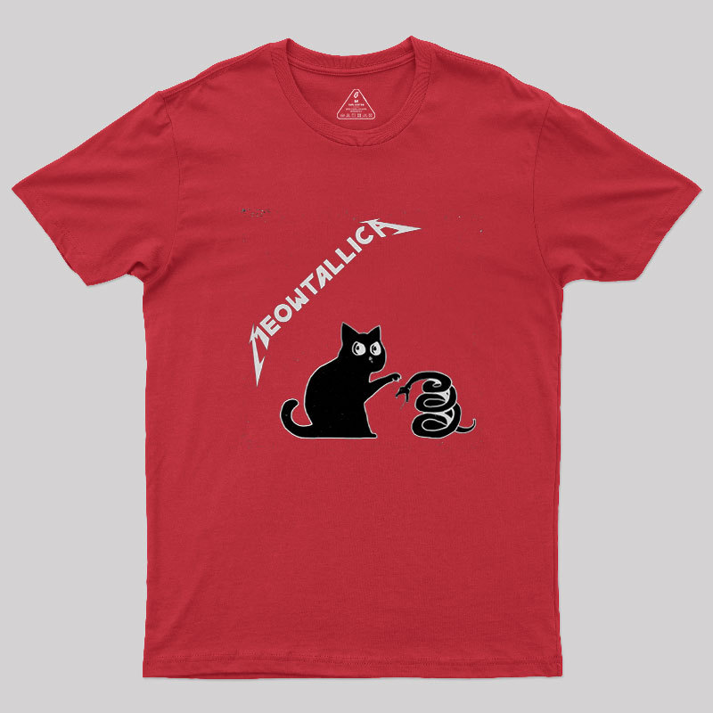 The Black Meow Geek T-Shirt