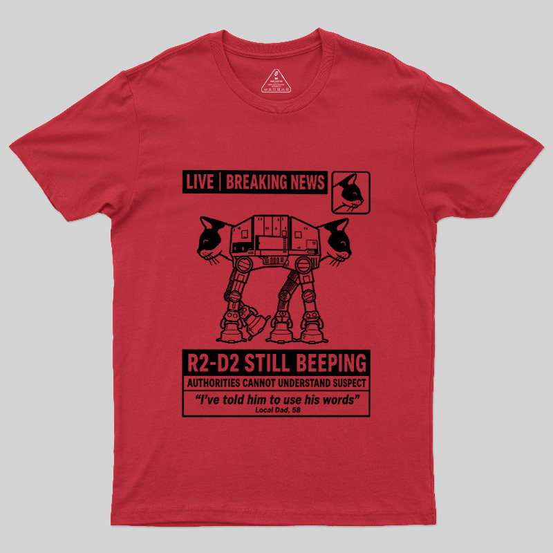 Cat Walker Still Beeping Geek T-Shirt
