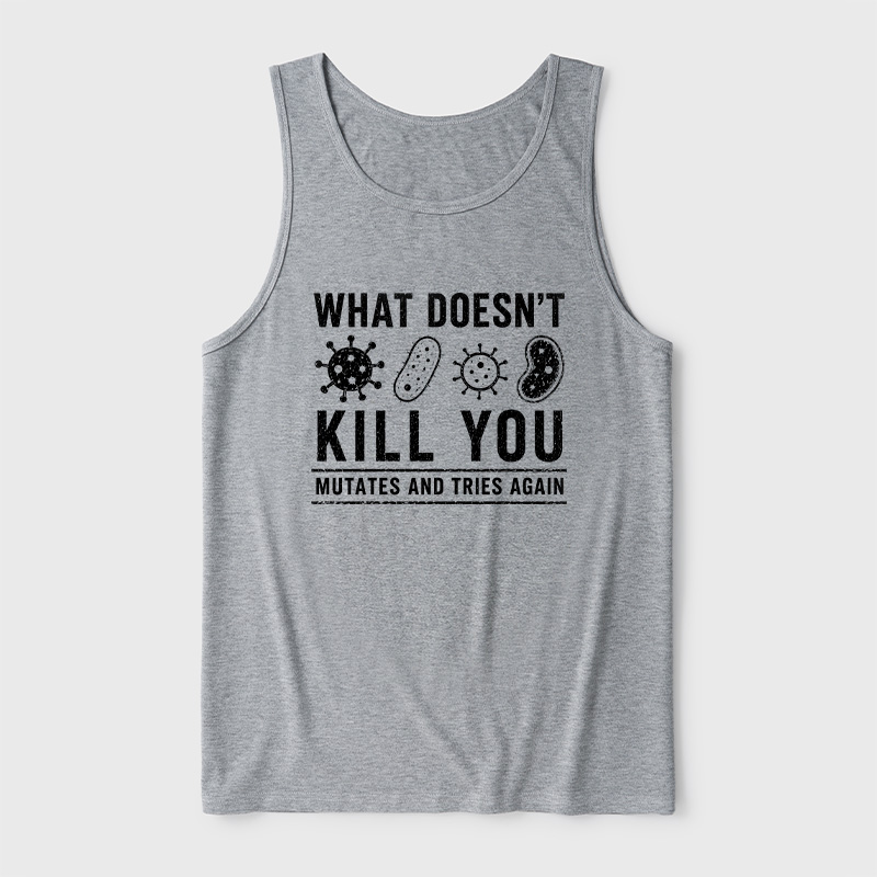 What Doesn't Kill You Mutates And Tries Again Science Ultra Soft Heather Tank