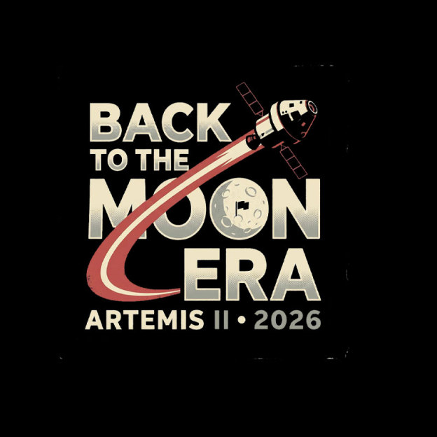 Back To The Moon Era Geek T-Shirt