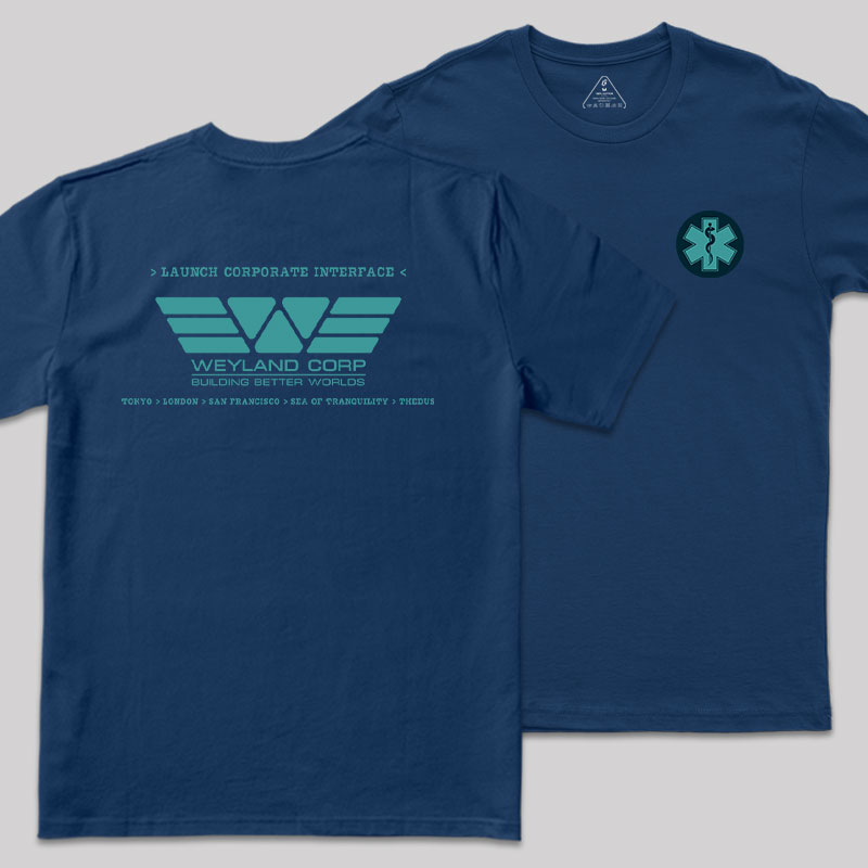 Building Better Worlds Front and Back Printed Geek T-Shirt