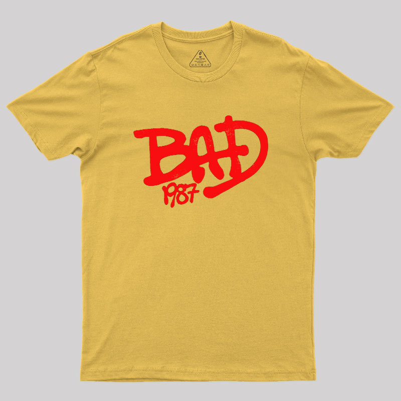 Bad 1987 Geek T-Shirt