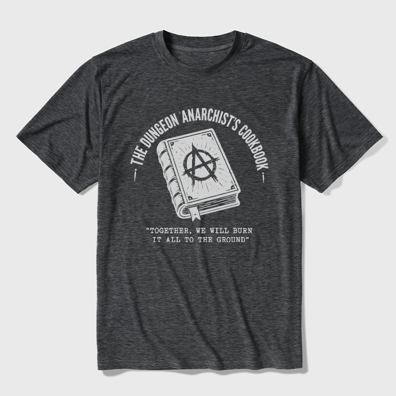 Dungeon Anarchist's Cookbook Ultra Soft Heather Tee