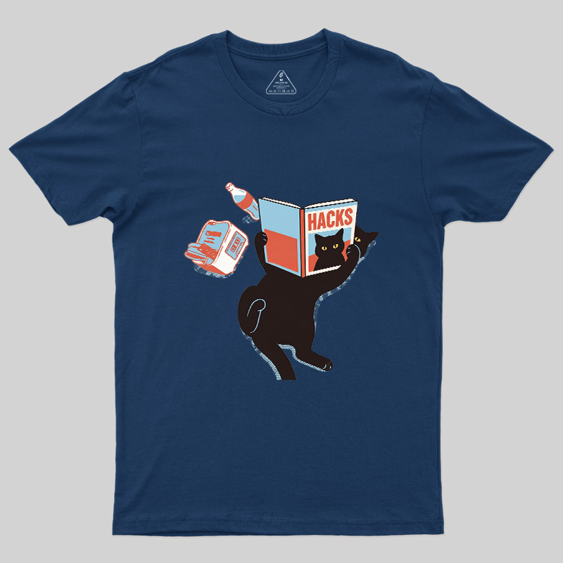 Cat Hacks Geek T-Shirt