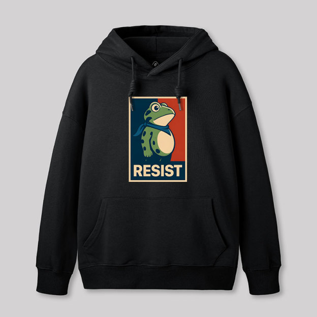Frog Protest Geek Hoodie