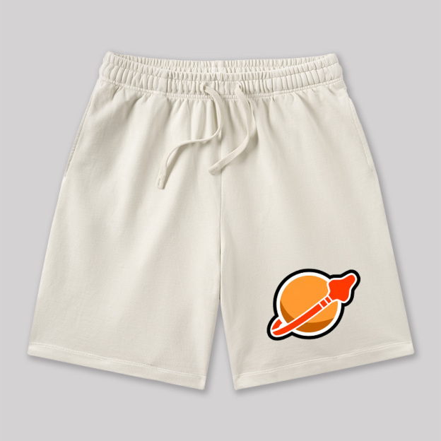 New Space Mars Geeky Washed Shorts