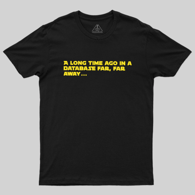 Database Galaxy Geek T-Shirt