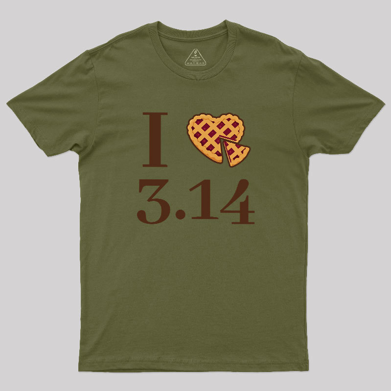 I Love Pi Geek T-Shirt