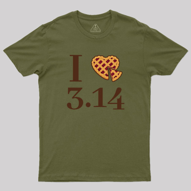 I Love Pi Geek T-Shirt
