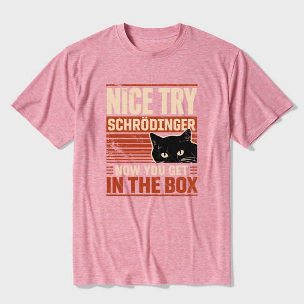 You Get Schrodinger's cat In The Box Ultra Soft Heather Tee