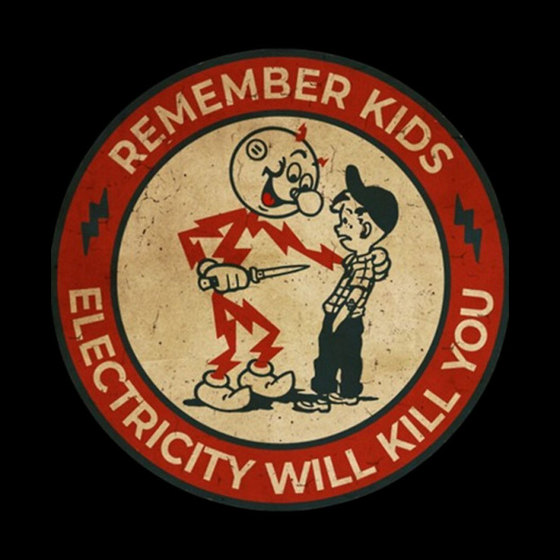 Electricity Will Kill You Kids Geek T-Shirt