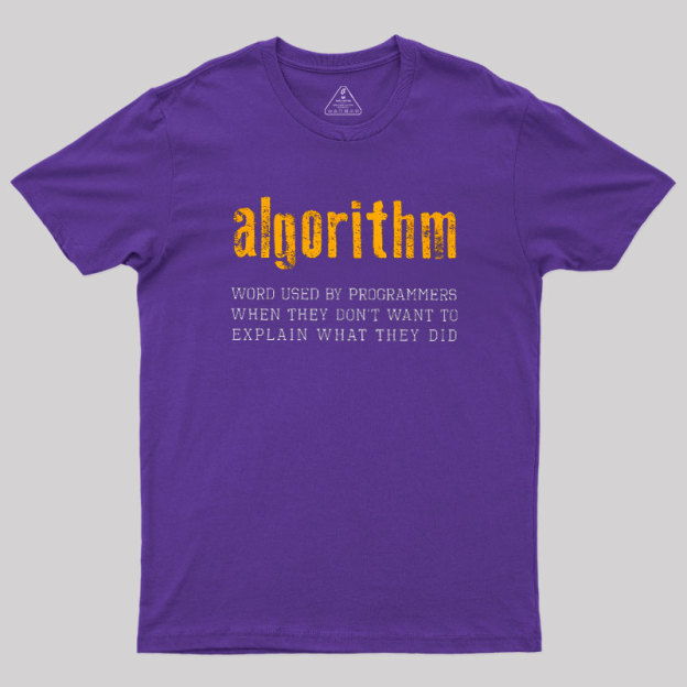 Algorithm Geek T-Shirt
