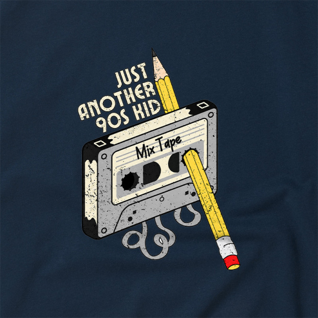 Just Another 90s Kid Geek Retro Raglan T-Shirt