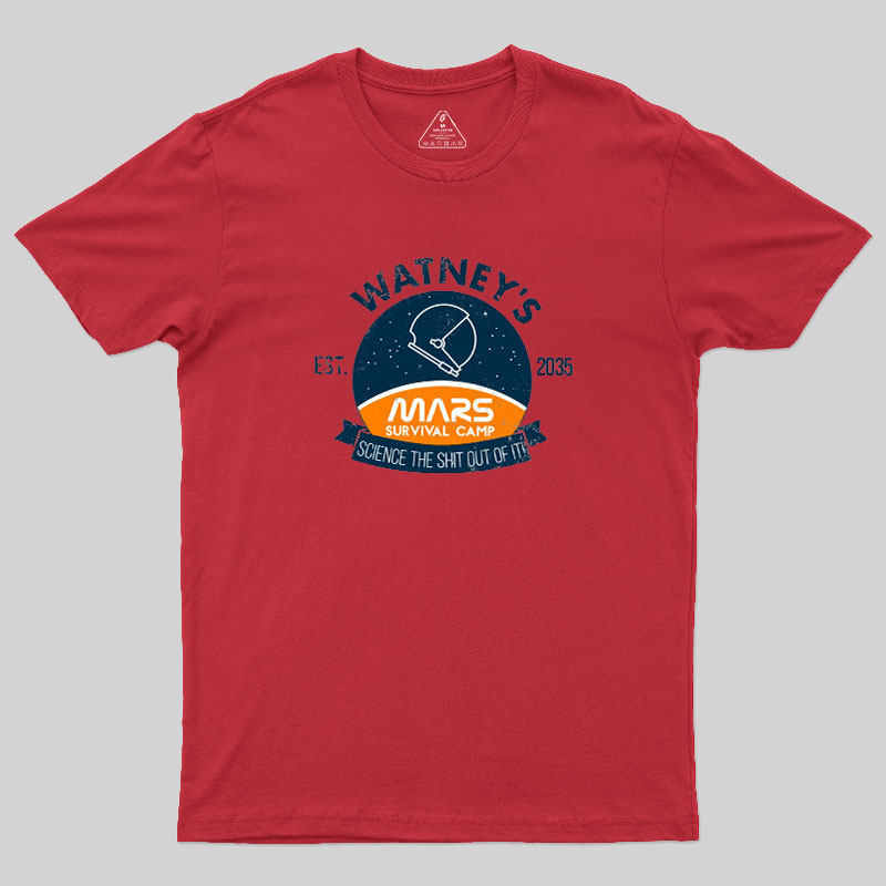 Surviving On Mars Geek T-Shirt