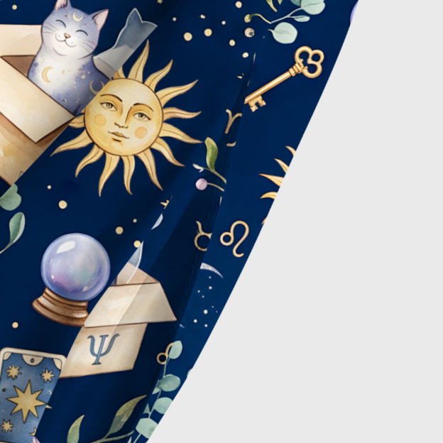 Astrology Cats in the Box Geek Tiered Cami Maxi Dress