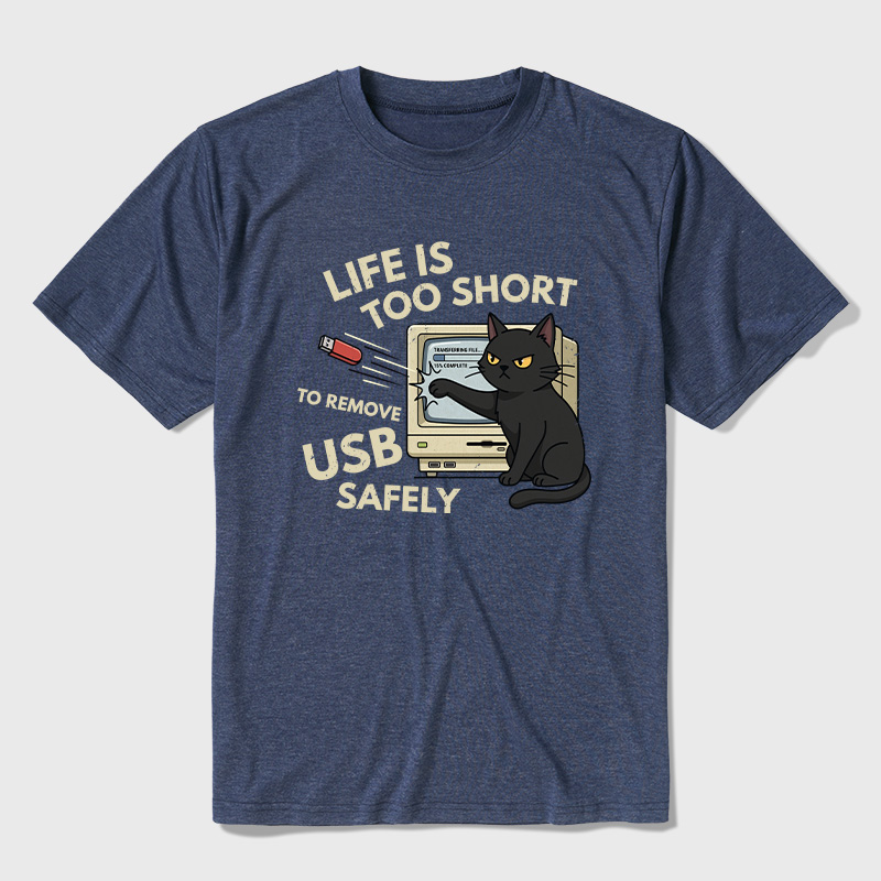 Cat’s Eject Ultra Soft Heather Tees