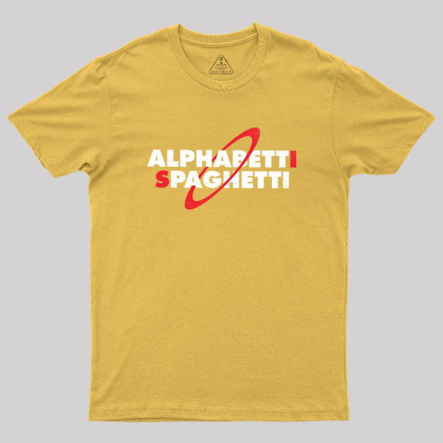 Alphabetti Spagetti Geek T-Shirt