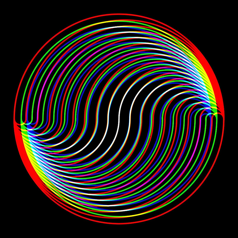 Chromatic Vortex Geek T-Shirt