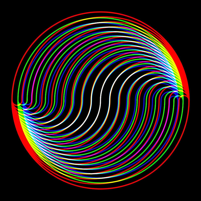 Chromatic Vortex Geek T-Shirt