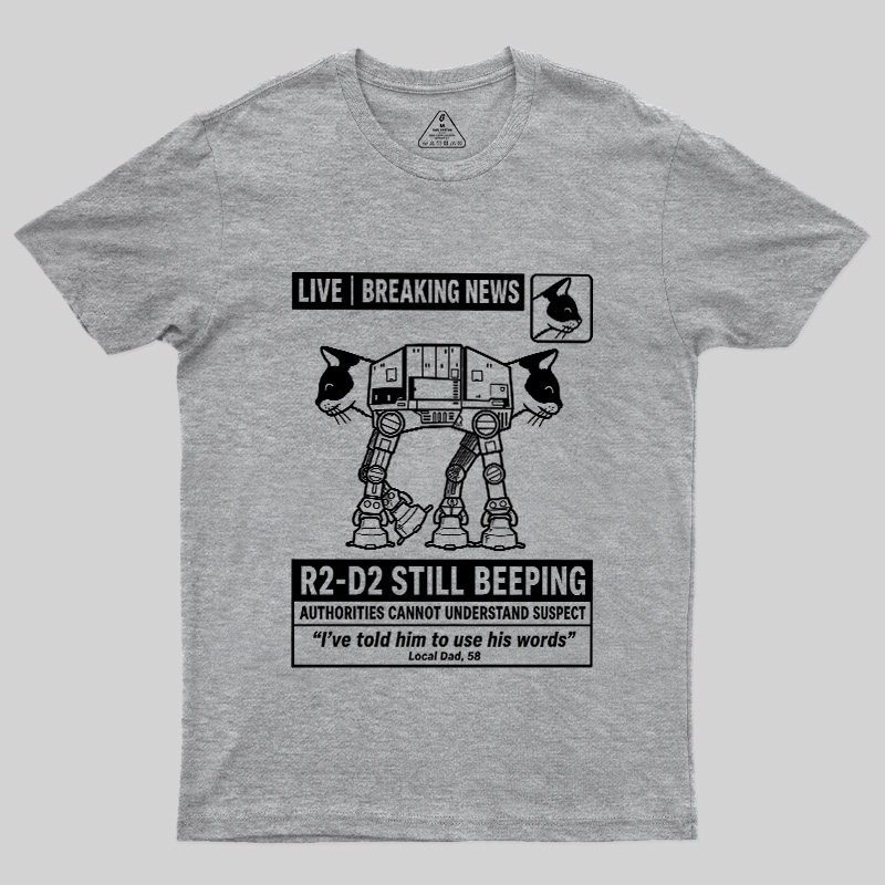 Cat Walker Still Beeping Geek T-Shirt