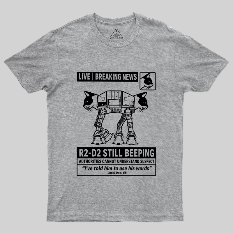 Cat Walker Still Beeping Geek T-Shirt