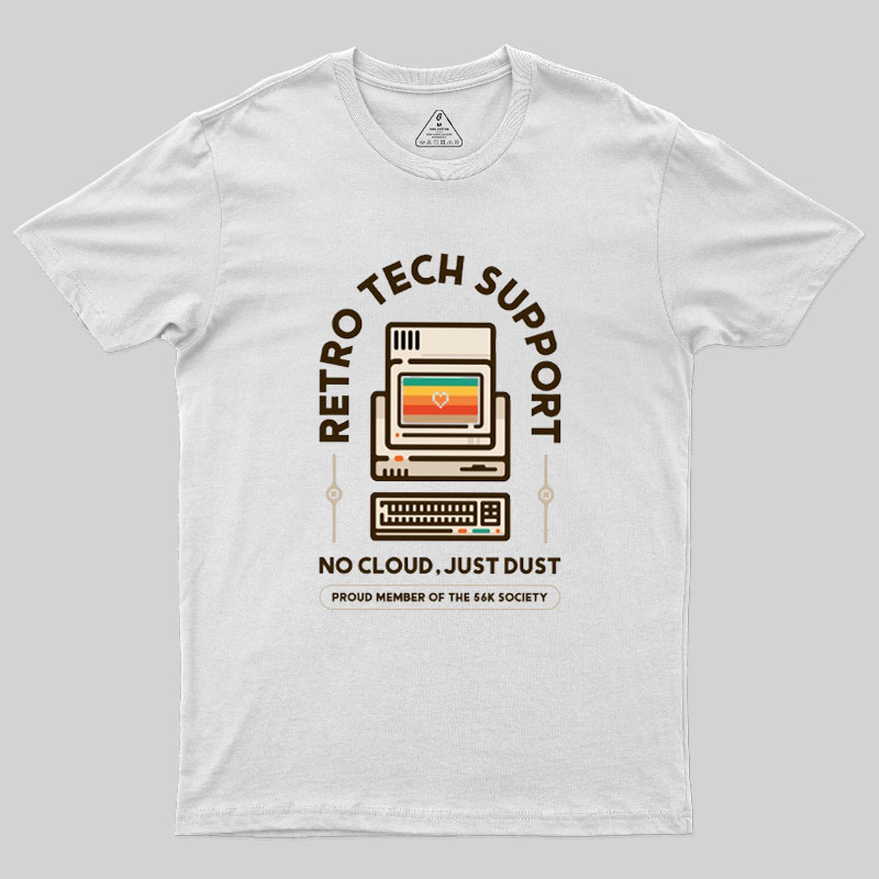 Retro Tech Support Geek T-Shirt