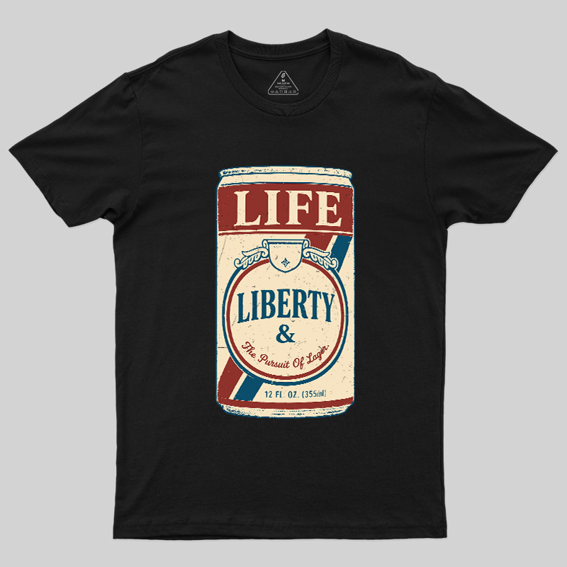 Independence Day Beer Lover Geek T-Shirt