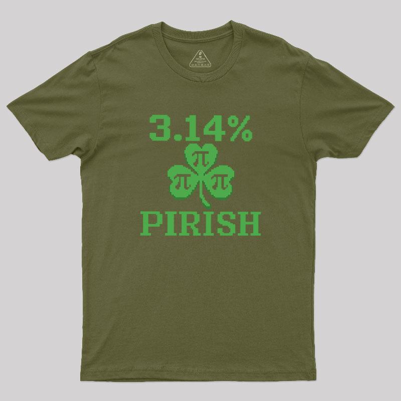 Pi-rish Humor Geek T-Shirt