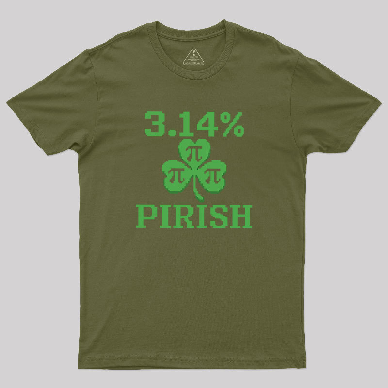 Pi-rish Humor Geek T-Shirt