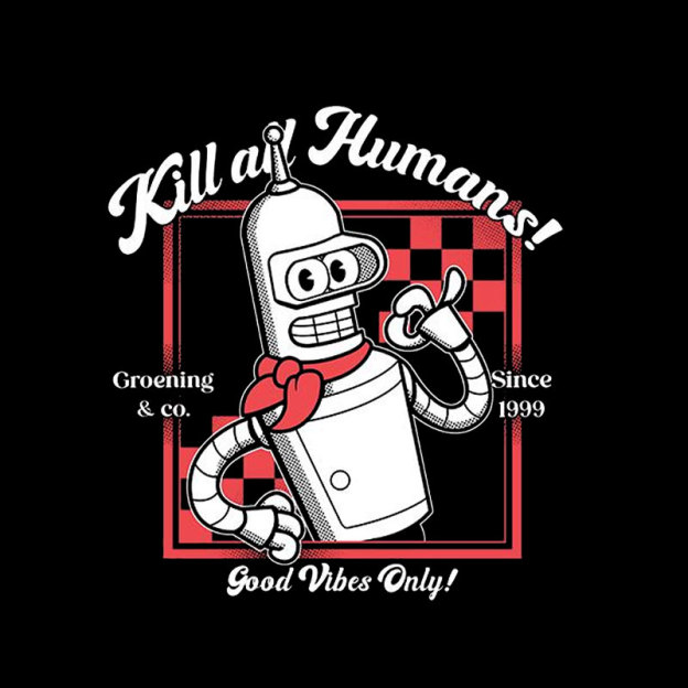 Kill All Humans Geek T-Shirt