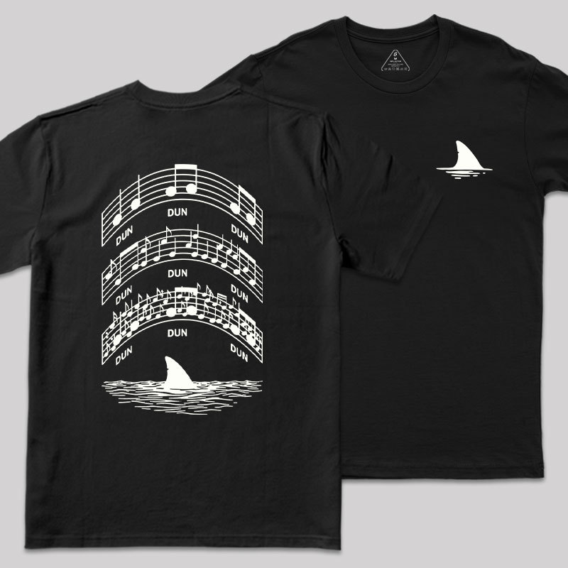 Oceanic Melody Tide Front and Back Printed Geek T-Shirt