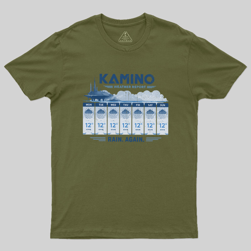 Kamino Rain Report Geek T-Shirt