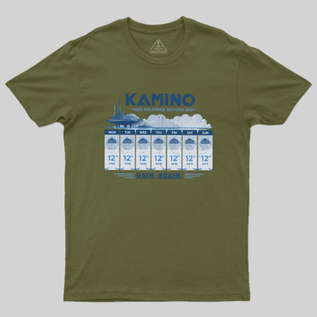 Kamino Rain Report Geek T-Shirt
