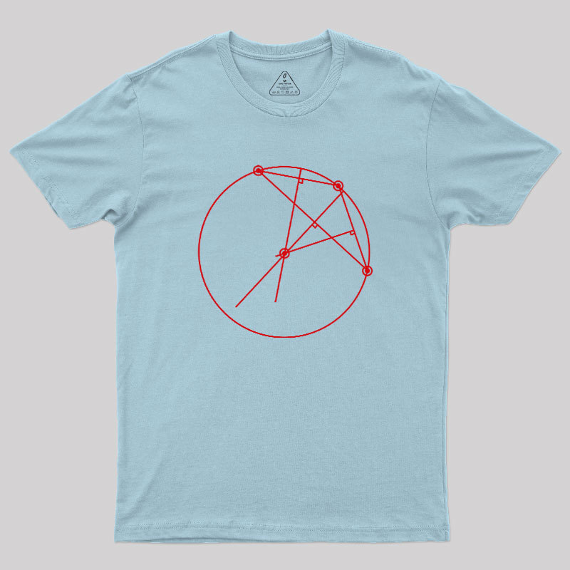 A Circle Completely Surrounding The Upside Down Geek T-Shirt